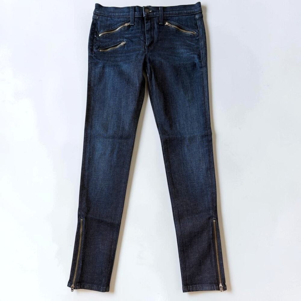 rag & bone Kensington Skinny Ankle Zip Jeans Size 28